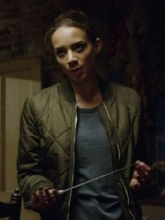 Selma Telse Black Mirror S06 Green Bomber Jacket