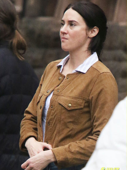 Shailene Woodley Count My Lies 2026 Suede Jacket