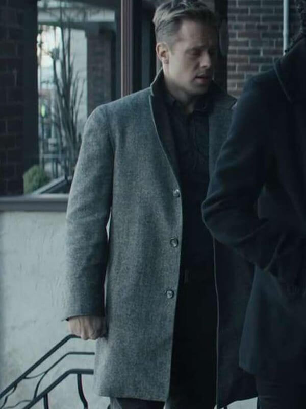 Shaun Sipos Reacher David O’Donnell Gray Wool Coat