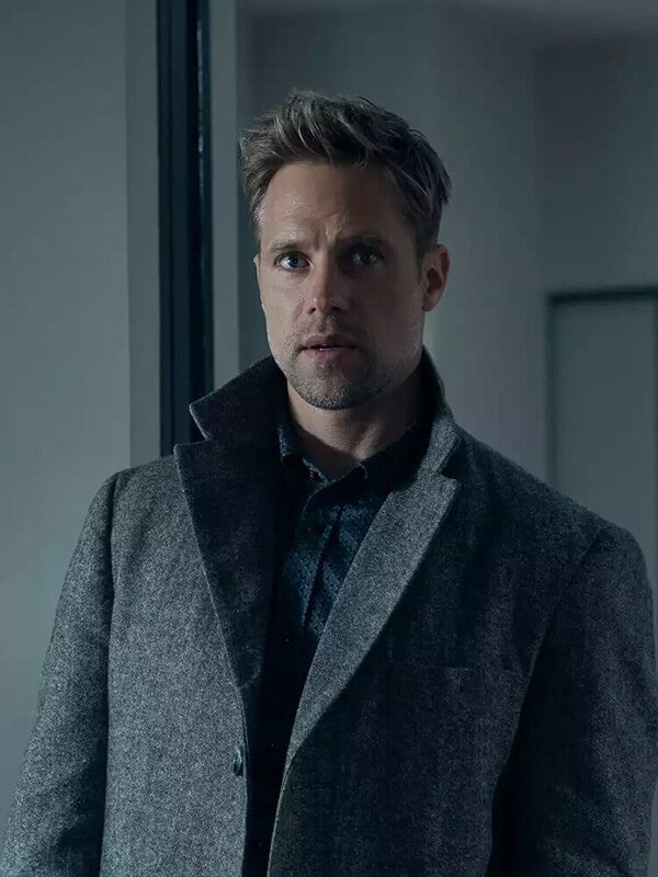 Shaun Sipos Reacher David O’Donnell Gray Wool Coat