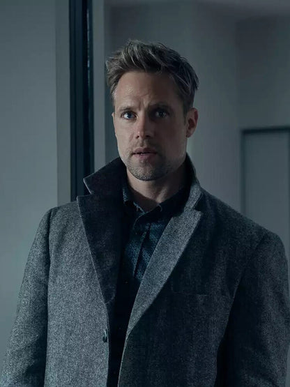 Shaun Sipos Reacher David O’Donnell Gray Wool Coat
