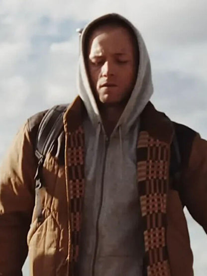 She Rides Shotgun 2025 Taron Egerton Cotton Jacket