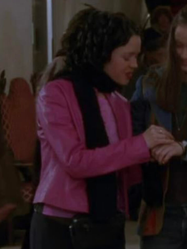 Shelly Cole Gilmore Girls Madeline Lynn Pink Leather Jacket