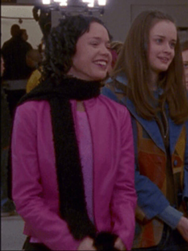 Shelly Cole Gilmore Girls Madeline Lynn Pink Leather Jacket