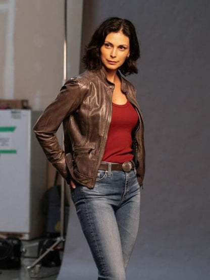Sheriff Country S01 Morena Baccarin Brown Jacket