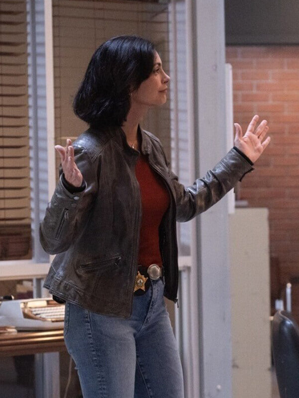 Sheriff Country S01 Morena Baccarin Brown Jacket