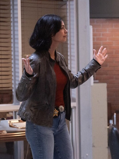 Sheriff Country S01 Morena Baccarin Brown Jacket