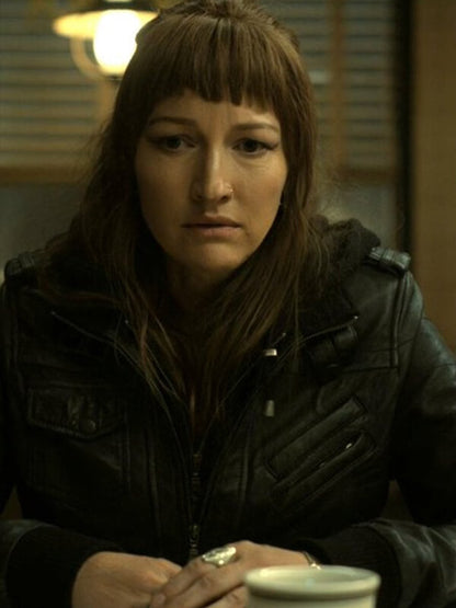 Sheriff Kerry Lanterns S01 Kane Black Leather Jacket