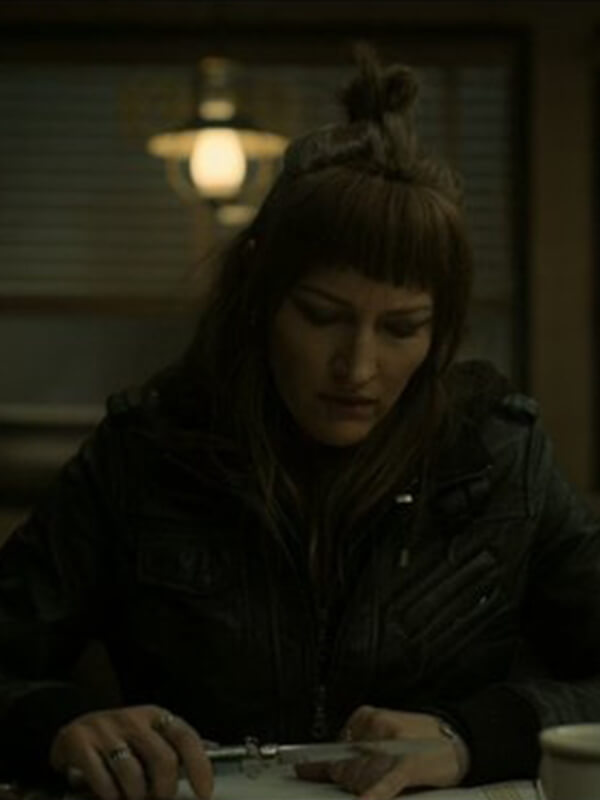 Sheriff Kerry Lanterns S01 Kane Black Leather Jacket
