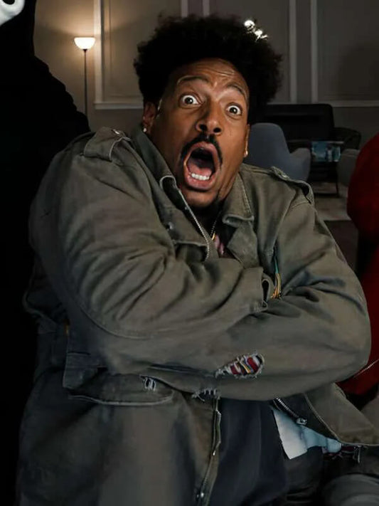 Shorty Meeks Scary Movie 2026 Green Jacket