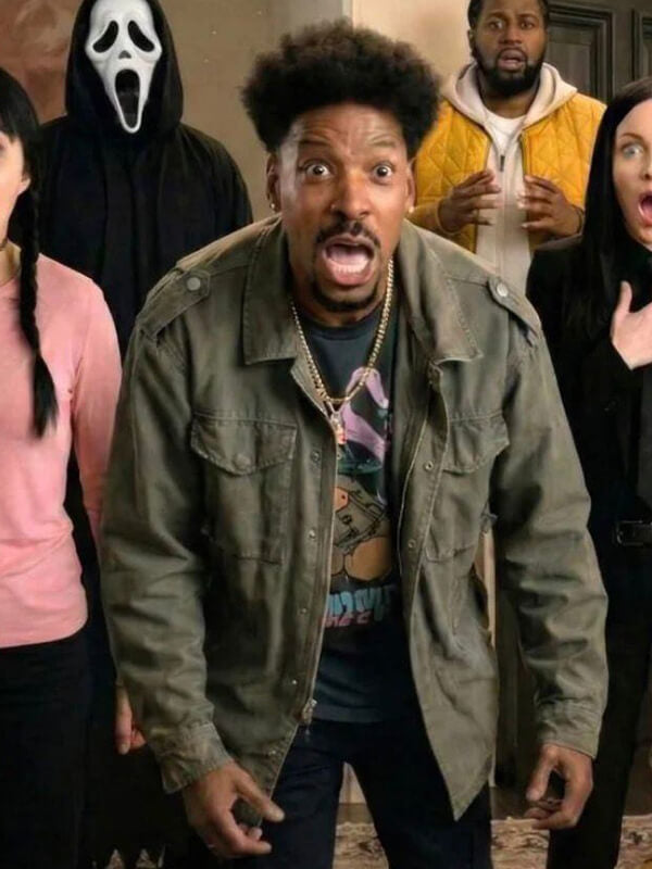 Shorty Meeks Scary Movie 2026 Green Jacket
