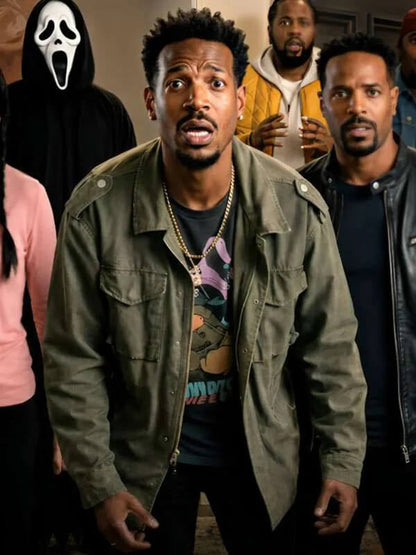 Shorty Meeks Scary Movie 2026 Green Jacket