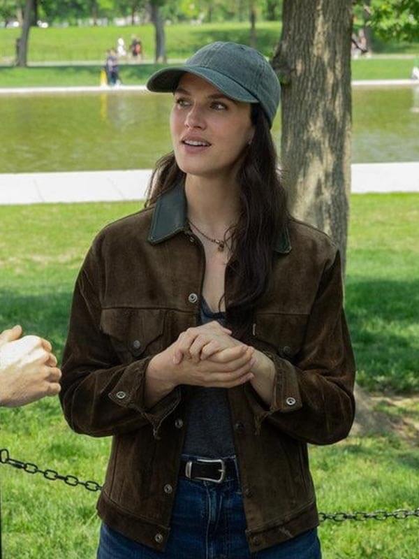 Silo 2026 Jessica Brown Findlay Suede Jacket