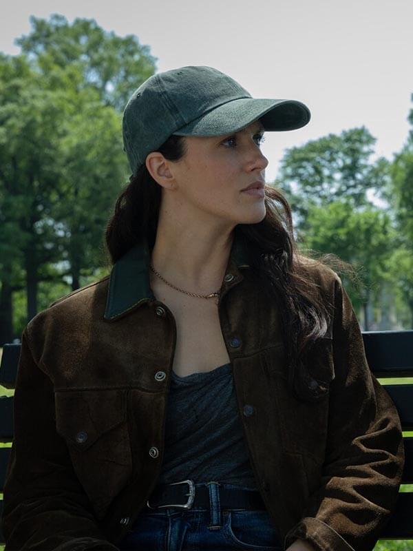 Silo 2026 Jessica Brown Findlay Suede Jacket