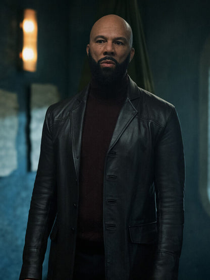Silo S01 Robert Sims Black Leather Blazer