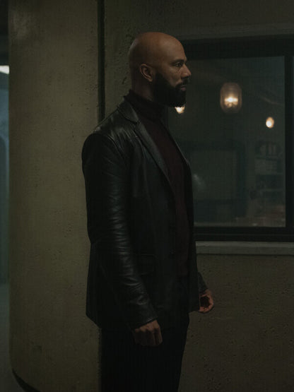 Silo S01 Robert Sims Black Leather Blazer