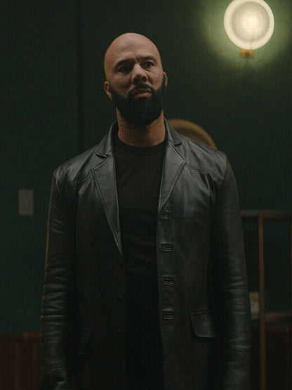 Silo S01 Robert Sims Black Leather Blazer