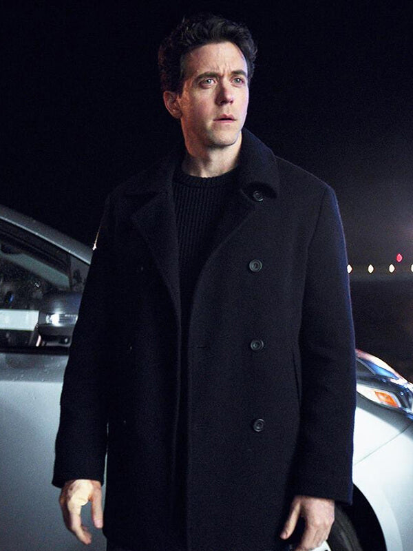 Silo S03 Daniel Keene Black Wool Coat