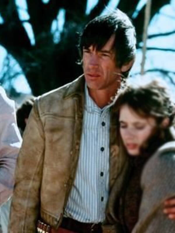 Silverado Scott Glenn Beige Suede Leather Jacket