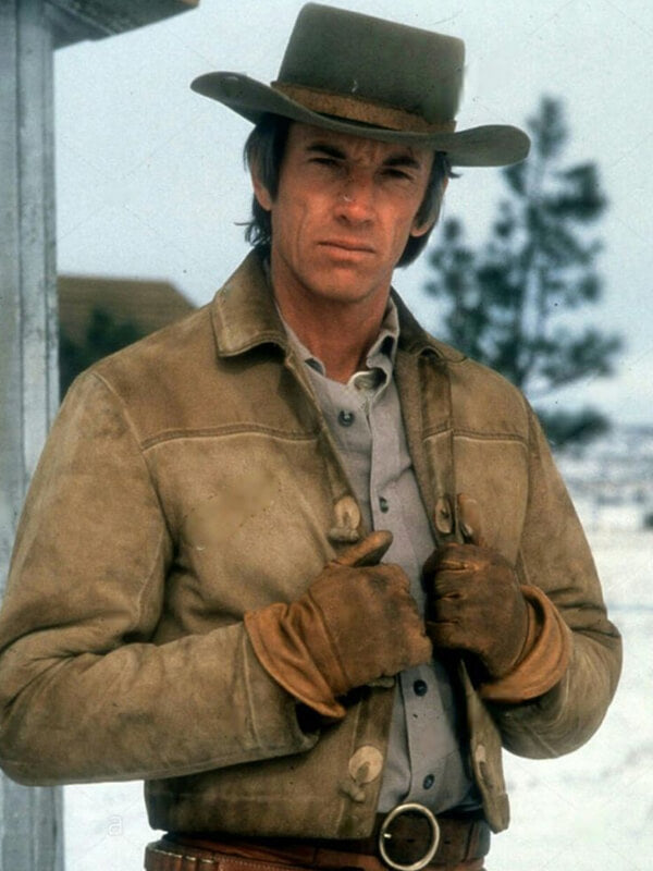 Silverado Scott Glenn Beige Suede Leather Jacket