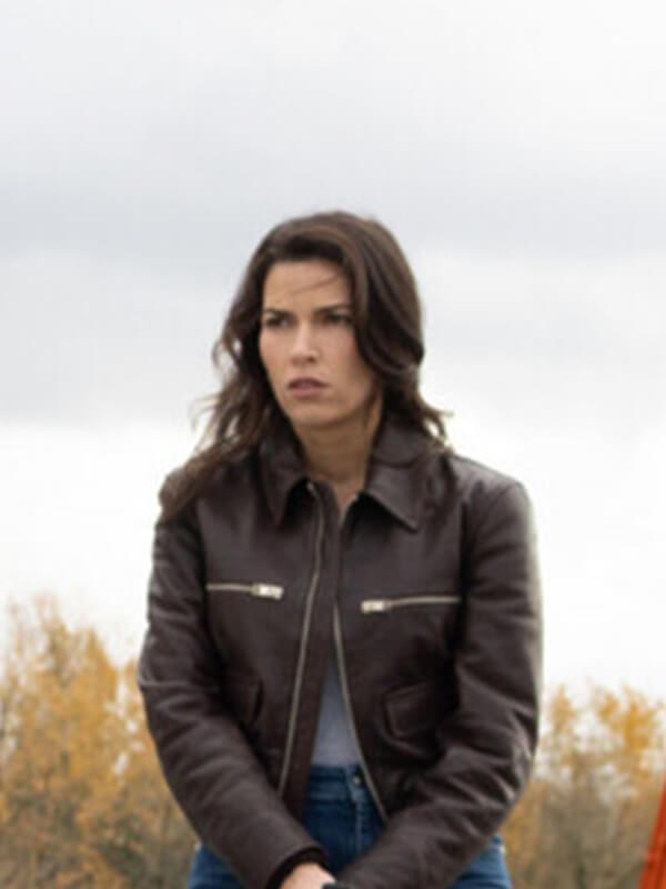 Sofia Pernas Tracker S02 Brown Leather Jacket