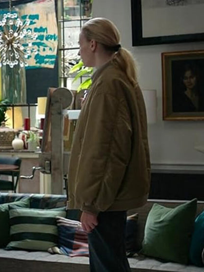 Sophie Turner Steal 2026 Zara Dunne Bomber Jacket