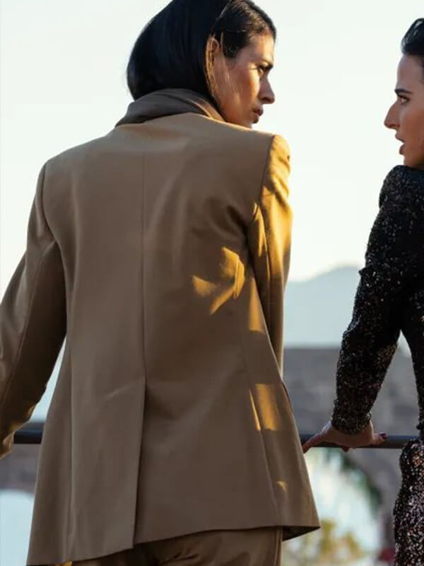 Special Ops Lioness Cruz Manuelos Brown Blazer