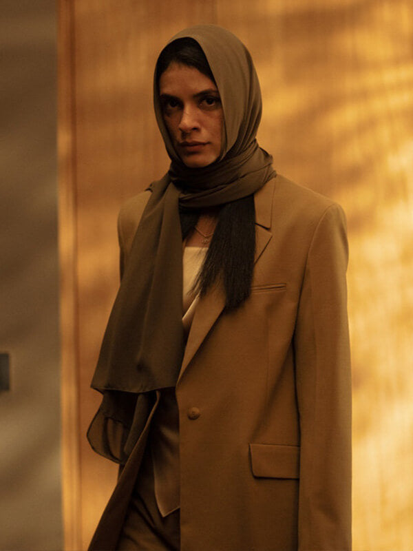 Special Ops Lioness Cruz Manuelos Brown Blazer