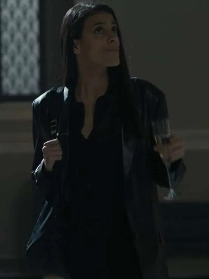 Special Ops Lioness Cruz Manuelos Leather Blazer