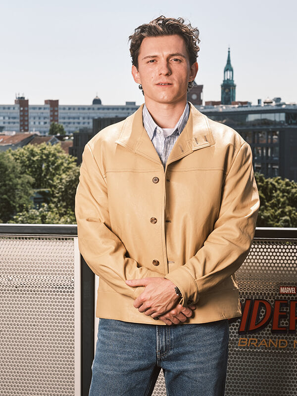 Spider-Man Brand New Day Tom Holland Premiere Leather Jacket