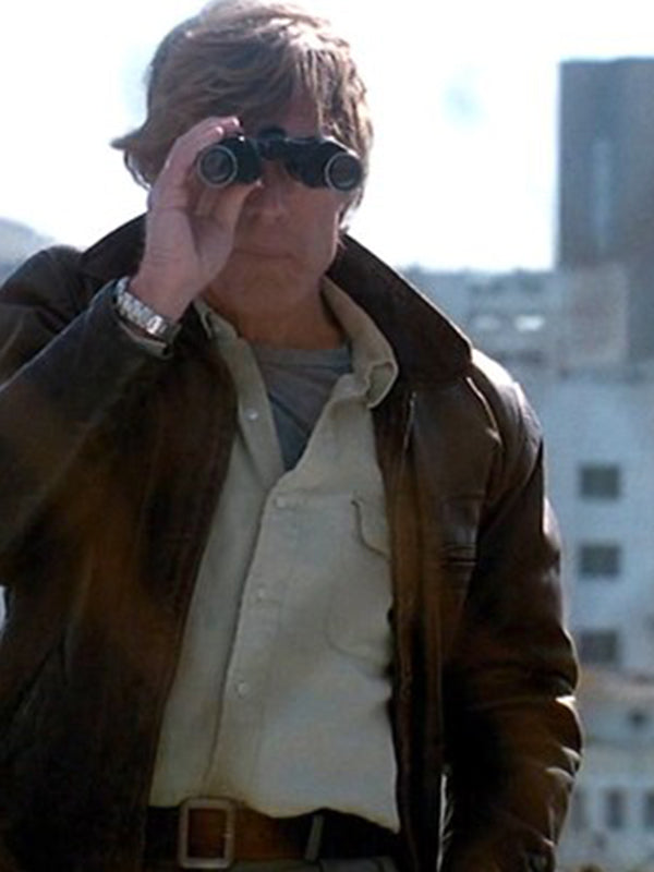 Spy Game Robert Redford Brown Leather Jacket