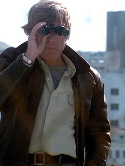 Spy Game Robert Redford Brown Leather Jacket