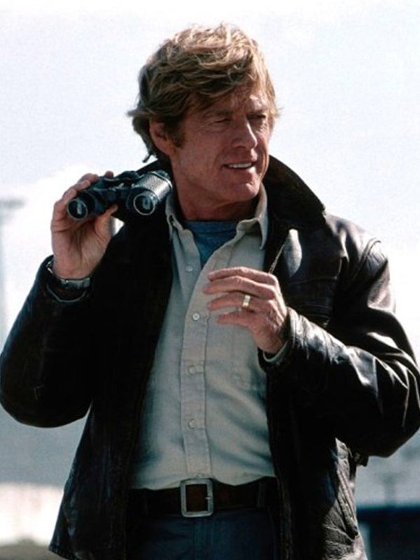 Spy Game Robert Redford Brown Leather Jacket