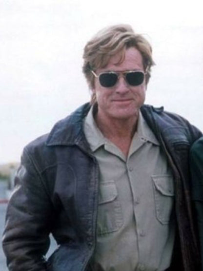 Spy Game Robert Redford Brown Leather Jacket