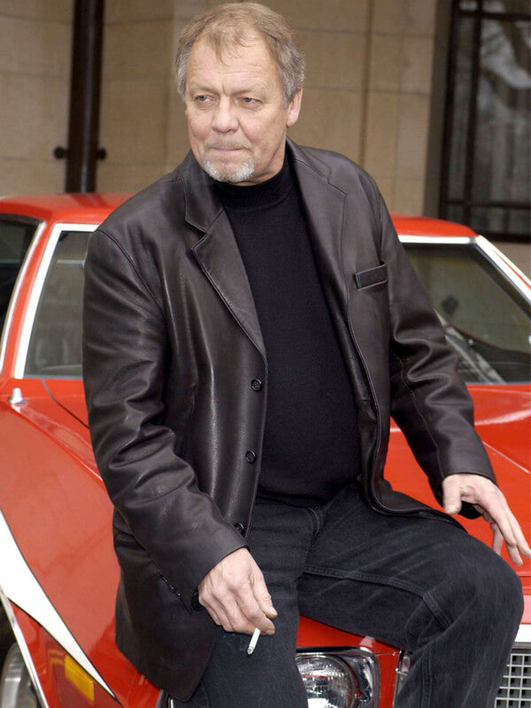Starsky & Hutch David Soul Black Leather Blazer