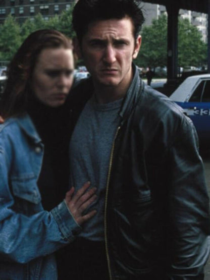 State Of Grace Sean Penn Black Leather Jacket