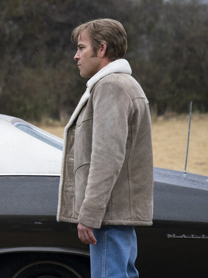 Stephen Dorff True Detective Grey Suede Jacket