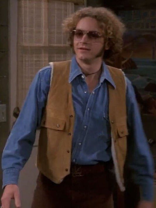 Steven Hyde That '70s Show Brown Suede Vest 