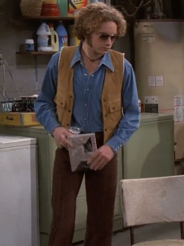 Steven Hyde That '70s Show Brown Suede Vest 