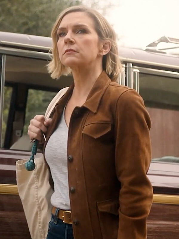 Stick S02 Carol Stura Brown Suede Leather Jacket