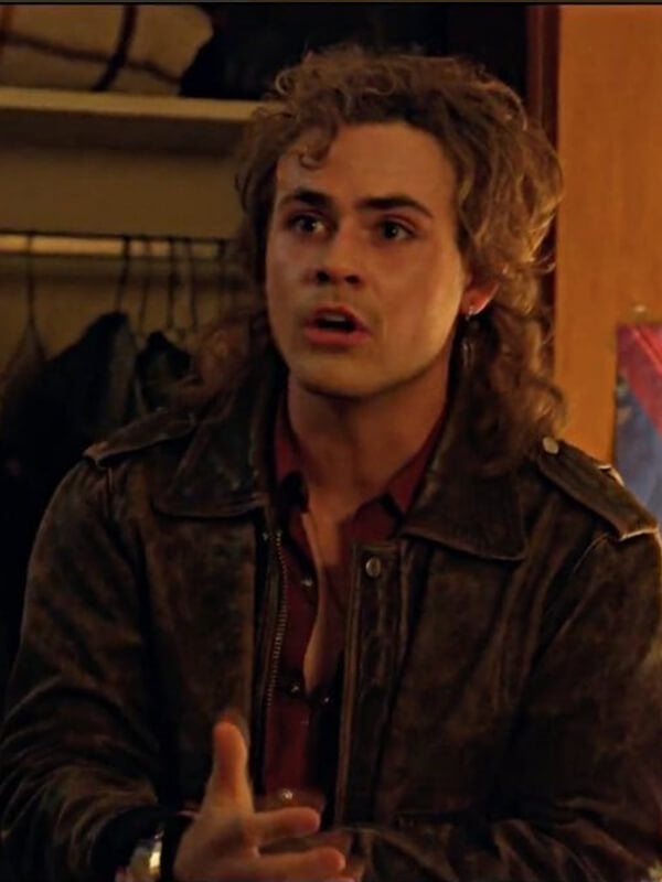 Stranger Things Billy Hargrove Brown Leather Jacket