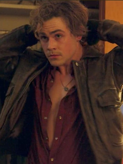 Stranger Things Billy Hargrove Brown Leather Jacket