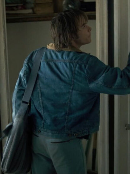 Stranger Things Jonathan Byers Denim Sherpa Jacket