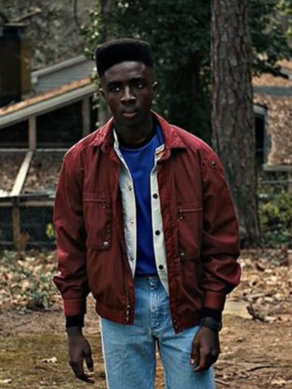Stranger Things S04 Lucas Sinclair Cotton Jacket