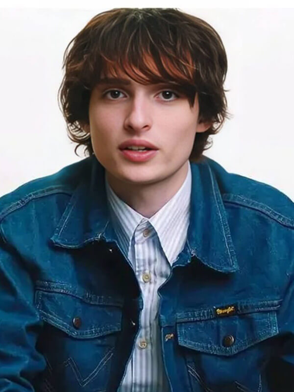 Stranger Things S04 Mike Wheeler Blue Denim Jacket
