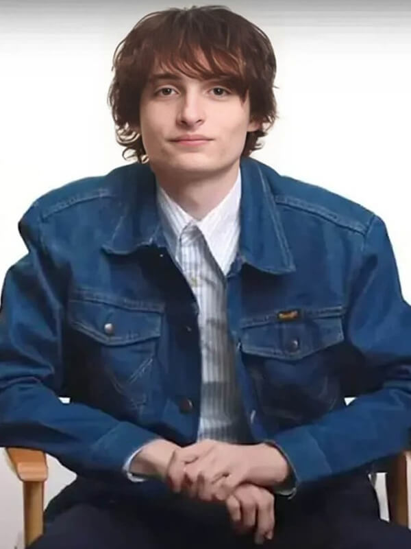 Stranger Things S04 Mike Wheeler Blue Denim Jacket