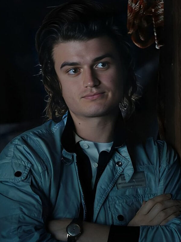 Stranger Things Steve Harrington Satin Bomber Jacket