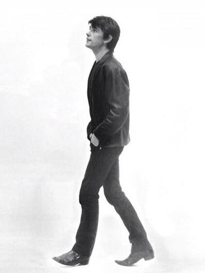 Stuart Sutcliffe Classic Black Leather Jacket