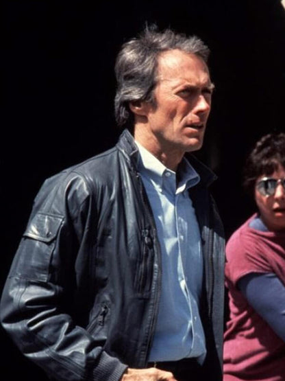 Sudden Impact 1983 Clint Eastwood Leather Jacket