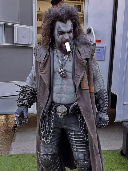 Supergirl 2026 Jason Momoa Brown Leather Coat